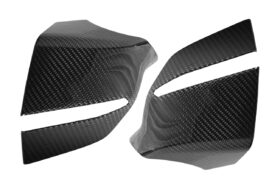EOS 2020-2024 Chevrolet Corvette C8 Carbon Fiber Mirror Covers and A-Pillar Lay Over - Image 2