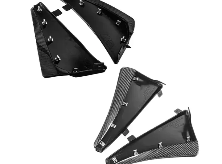 EOS 2020-2024 Chevrolet Corvette C8 Carbon Fiber XL Extended Front and Rear Splash Guards