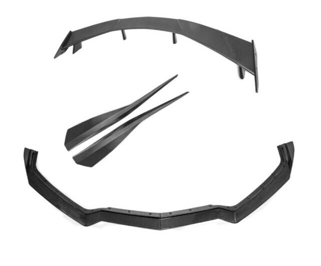 EOS 2020-2024 Chevrolet Corvette C8 Carbon Fiber Z51 5VM Performance Full Body Kit (2-Piece Version)