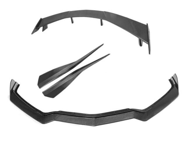 EOS 2020-2024 Chevrolet Corvette C8 Carbon Fiber Z51 5VM Performance Full Body Kit (One-Piece Version)