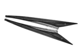 EOS 2020-2024 Chevrolet Corvette C8 Carbon Fiber Z51 Style Front Splitter and Side Skirts (1-Piece Version) - image 6