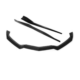 EOS 2020-2024 Chevrolet Corvette C8 Carbon Flash 5VM Front Splitter and Side Skirts (2-Piece Version)