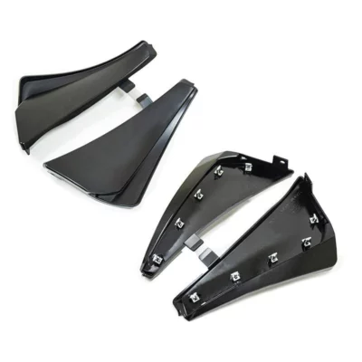 EOS 2020-2024 Chevrolet Corvette C8  Metallic XL Extended Front and Rear Splash Guards - Carbon Flash