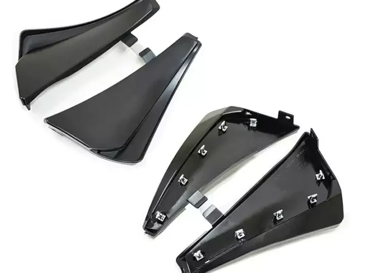 EOS 2020-2024 Chevrolet Corvette C8 Metallic XL Extended Front and Rear Splash Guards - Carbon Flash