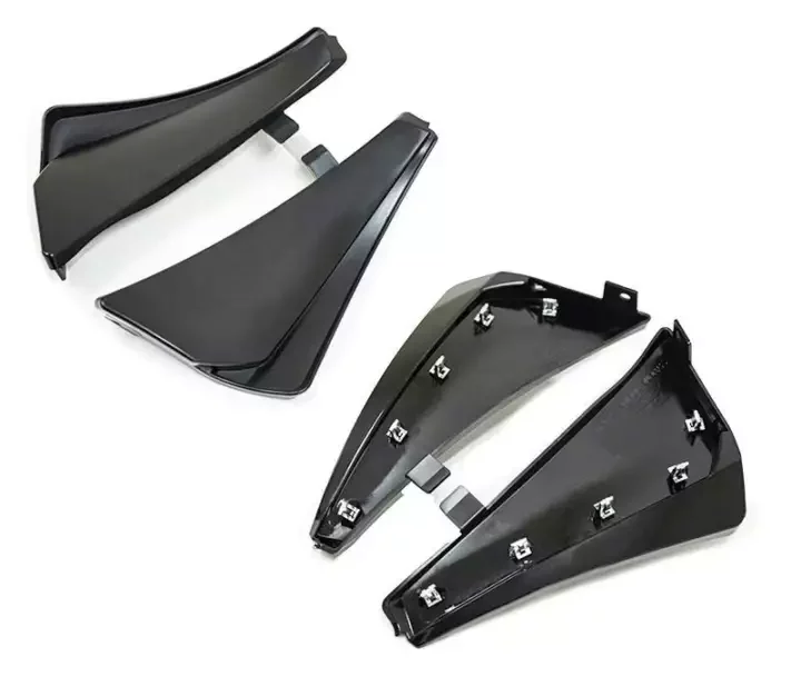 EOS 2020-2024 Chevrolet Corvette C8  Metallic XL Extended Front and Rear Splash Guards - Carbon Flash