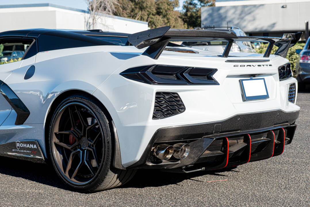 Extreme Online Store 2020 2024 Chevrolet Corvette C8 Dark Tinted Rear Light Cover 4