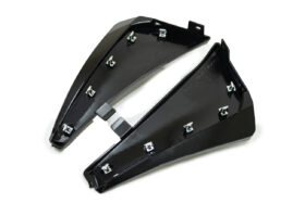 EOS 2020-2024 Chevrolet Corvette C8 Carbon Flash XL Extended Rear Splash Guard Mud Flaps - Image 2