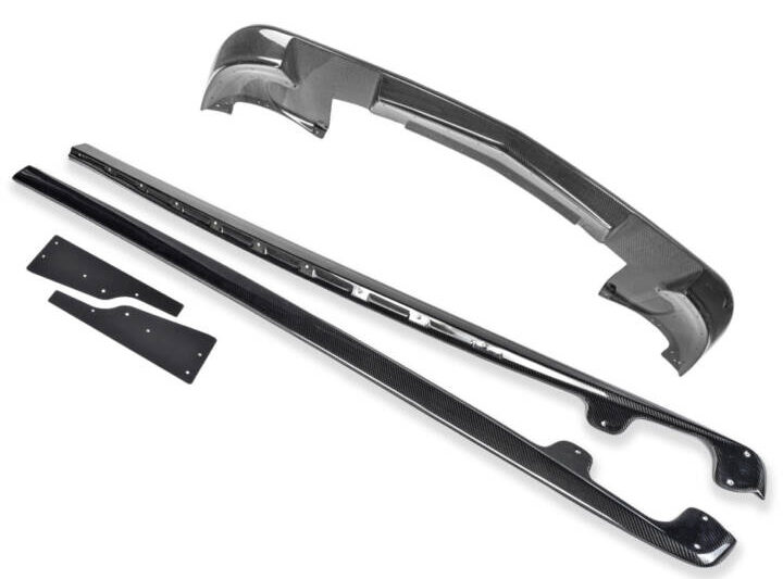 EOS 2005-2013 Chevrolet Corvette C6 Base Model Extended Front Splitter Lip & Side Skirts Rocker Panels