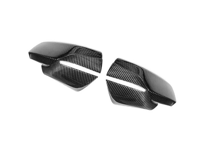 EOS 2020-2024 Chevrolet Corvette C8 Carbon Fiber Mirror Covers and A-Pillar Lay Over