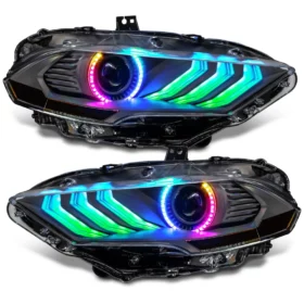 Oracle Lighting 2018-2023 Ford Mustang Black Series - Dynamic Colorshift LED Highlights - Sequential Turn Signals