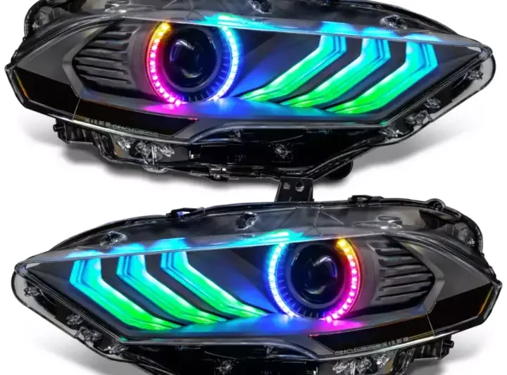 Oracle Lighting 2018-2023 Ford Mustang Black Series - Dynamic Colorshift LED Highlights - Sequential Turn Signals