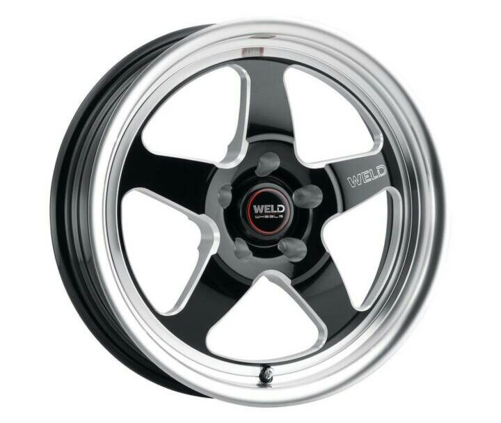 Weld Racing S155 18X5 Ventura Drag Wheel - 5X115 ET-32 BS1.5 Gloss Black MIL Dia 78.1