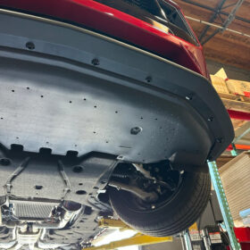 ZL1 Addons 2024 Ford Mustang GT/EcoBoost Splitter Guards - Image 1