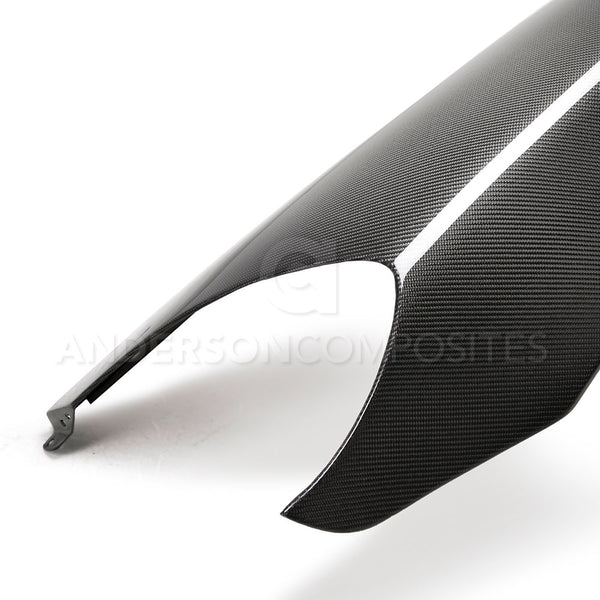 Anderson Composites 2005-2013 Chevrolet Corvette C6 Type-ZR1 Carbon Fiber Fenders (1.65" Wider) - Image 4