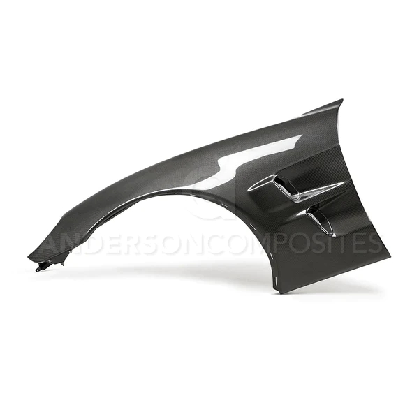Anderson Composites 2005-2013 Chevrolet Corvette C6 Type-ZR1 Carbon Fiber Fenders (1.65" Wider)