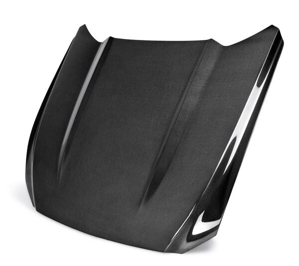 Anderson Composites 2015-2017 Ford Mustang Ecoboost Double-Sided Carbon Fiber Type-OE Hood