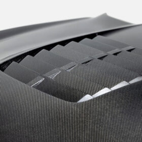 Anderson Composites 2015-2020 Ford Mustang Shelby GT350 Type-GT5 Double Sided Carbon Fiber Hood - Image 3