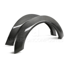 Anderson Composites 2018-2023 Dodge Challenger Hellcat Widebody/Demon/Redeye Carbon Fiber Front Fender Flares (Pair) - Image 2