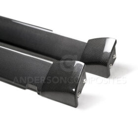 Anderson Composites 2018-2023 Dodge Challenger Widebody Demon/Hellcat/Redeye/Scat Pack Carbon Fiber Side Rocker Panels (Pair) - Image 2