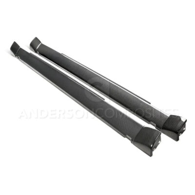 Anderson Composites 2018-2023 Dodge Challenger Widebody Demon/Hellcat/Redeye/Scat Pack Carbon Fiber Side Rocker Panels (Pair)