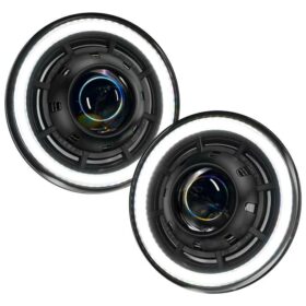 Oracle Lighting Jeep Wrangler JK Oculus™ 7" Switchback Bi-LED Projector Headlights - Image 2