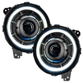 Oracle Lighting Jeep Wrangler JL/ Gladiator JT Oculus™ Bi-LED Matte Black Projector Headlights - Image 3
