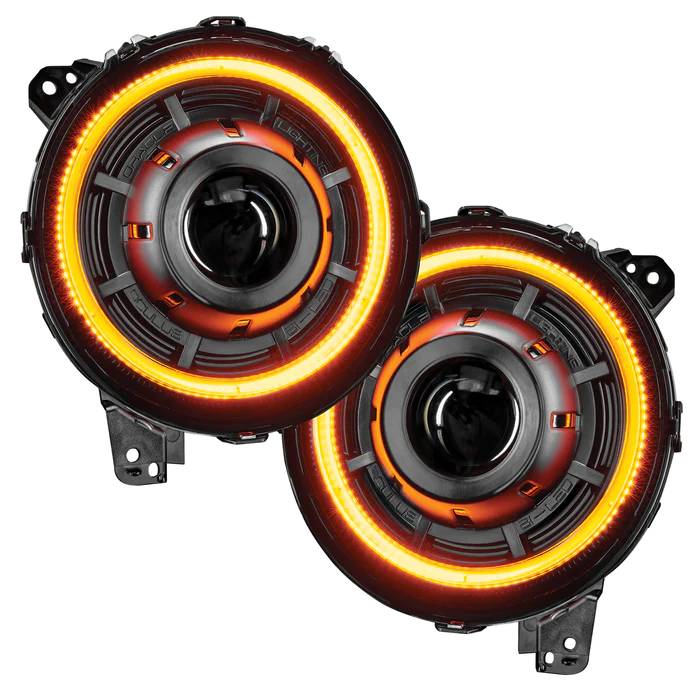 Oracle Lighting 2018-2024 Jeep Wrangler JL/Gladiator JT Oculus™ Switchback Bi-LED Projector Headlights - Image 3