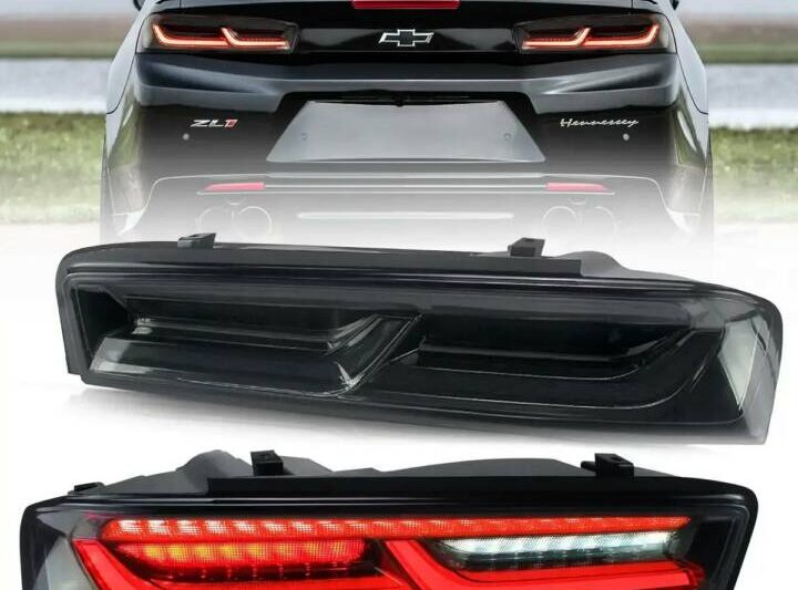 Vland 2016-2018 Chevrolet Camaro LED Tail Lights w/ Sequential Turn Signal - Smoked