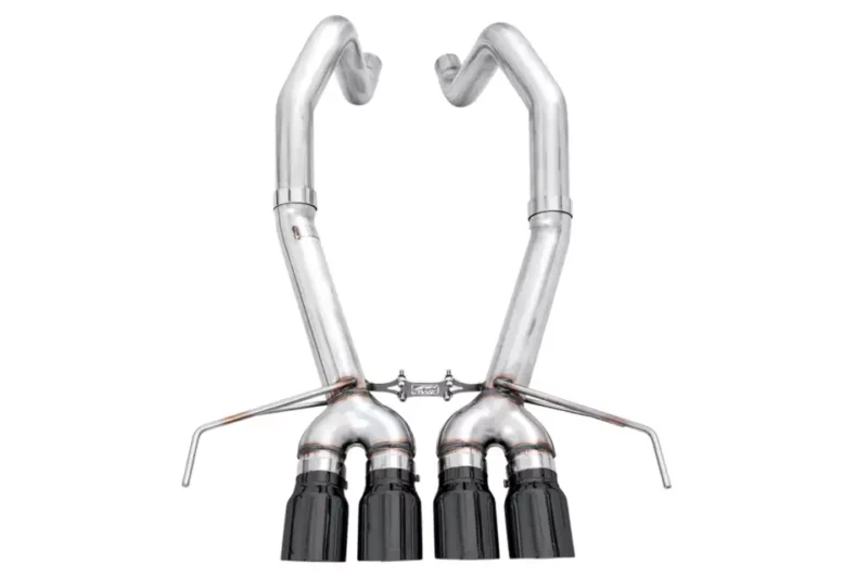 AWE 2014-2019 Chevrolet Corvette Track Edition Axle Back Exhaust Stingray / Z51 / Grand Sport / Z06 / ZR1- Diamond Black Tips
