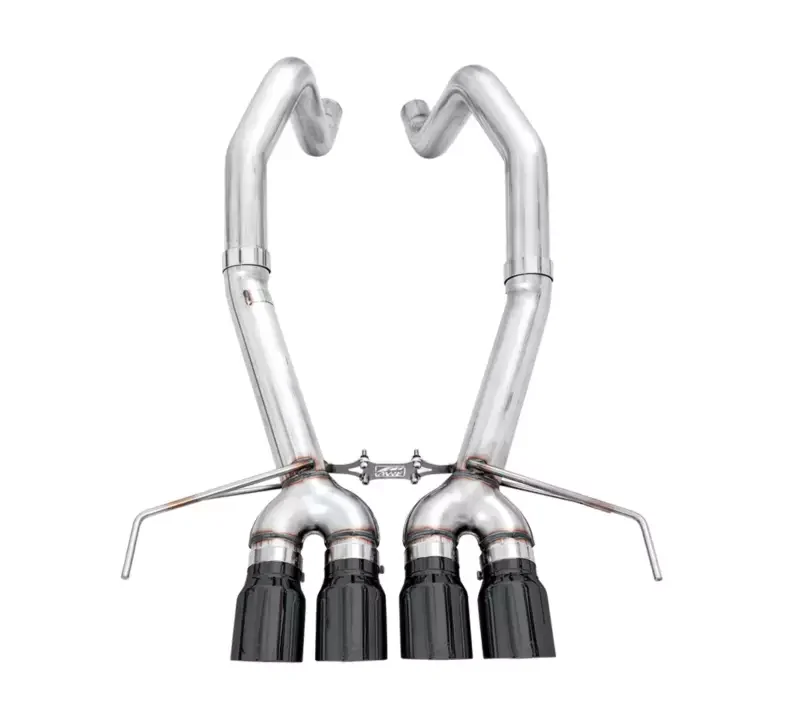 AWE 2014-2019 Chevrolet Corvette Track Edition Axle Back Exhaust Stingray / Z51 / Grand Sport / Z06 / ZR1- Diamond Black Tips
