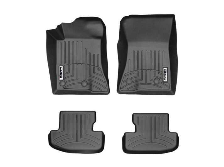 COBB x WeatherTech 2015-2023 Ford Mustang Front and Rear Floorliner Set