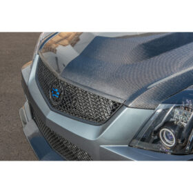 EOS 2009-2015 Cadillac CTS-V Carbon Fiber Front Hood Trim
