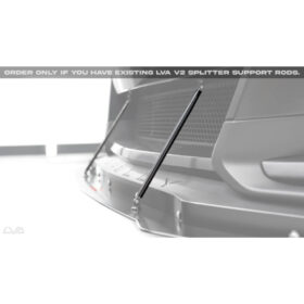 LVA V.2 Splitter Support Rods Carbon Fiber Converstion Kit