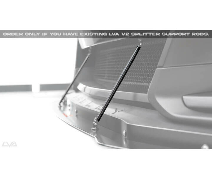LVA V.2 Splitter Support Rods Carbon Fiber Converstion Kit