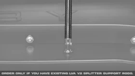 LVA V.2 Splitter Support Rods Carbon Fiber Converstion Kit - Image 1