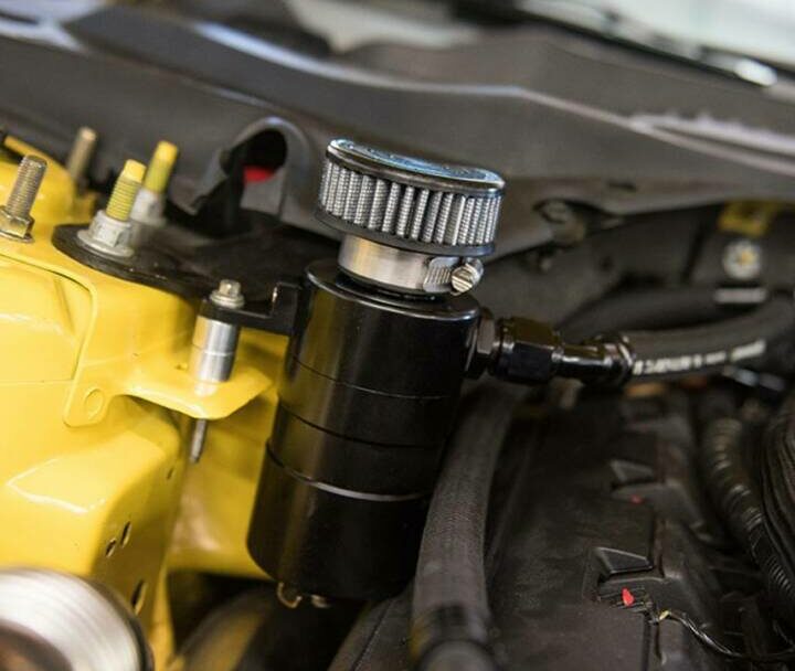 UPR Products 2015-2021 Ford Mustang GT 5.0 Billet Breather Tank Plug N Play™