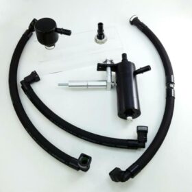 UPR Products 2015-2023 Ford Mustang GT Single Valve Hellion Oil Catch Can Separator Plug N Play™