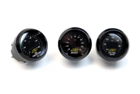 AEM 3 Gauge Combo | 52mm UEGO WideBand A/F Ratio + Oil Pressure + Turbo Boost - Image 1