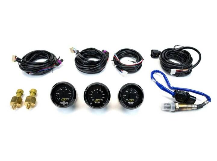 AEM 3 Gauge Combo | 52mm UEGO WideBand A/F Ratio + Oil Pressure + Turbo Boost