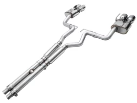 AWE 2024 Ford Mustang Dark Horse S650 SwitchPath Exhaust - Quad Tips - Chrome - Image 2