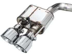 AWE 2024 Ford Mustang Dark Horse S650 SwitchPath Exhaust - Quad Tips - Chrome - Image 8
