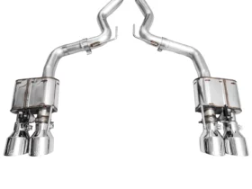 AWE 2024 Ford Mustang Dark Horse S650 SwitchPath Exhaust - Quad Tips - Chrome - Image 7