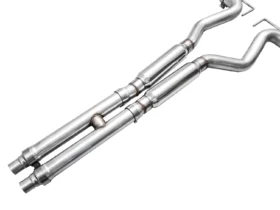 AWE 2024 Ford Mustang Dark Horse S650 Track Edition Exhaust - Quad Tips - Chrome - Image 7