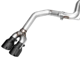 AWE 2024 Ford Mustang GT S650 Track Edition Exhaust - Quad Tips - Black Diamond - Image 4
