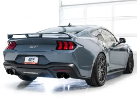 AWE 2024 Ford Mustang GT S650 Track Edition Exhaust - Quad Tips - Black Diamond - Image 5