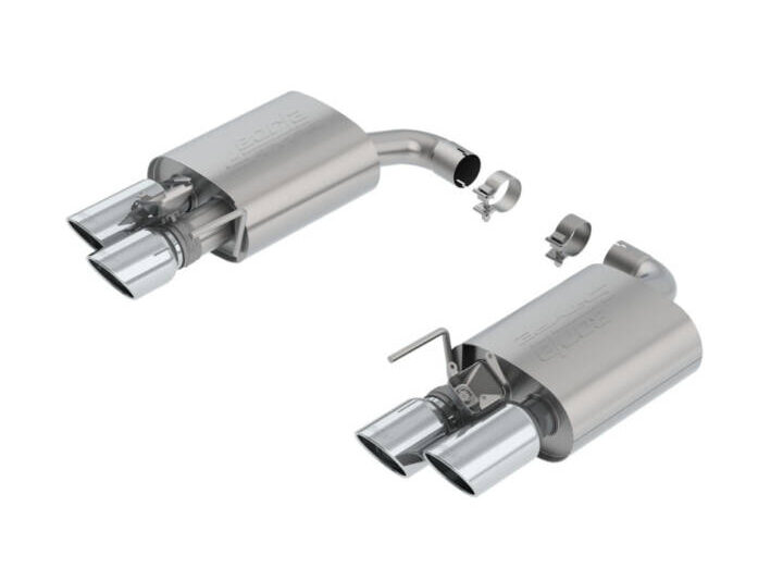 Borla 2018-2023 Ford Mustang GT S-Type Axle-Back Exhaust - Chrome Tips