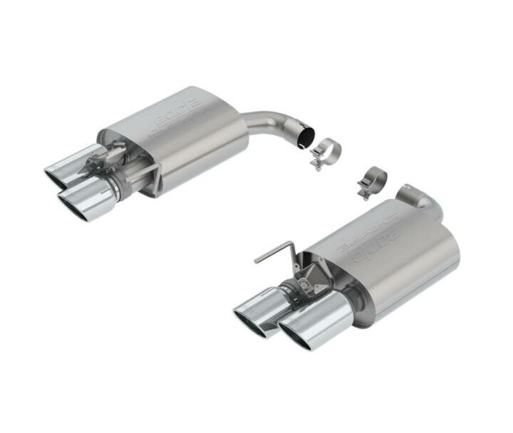 Borla 2018-2023 Ford Mustang GT S-Type Axle-Back Exhaust - Chrome Tips
