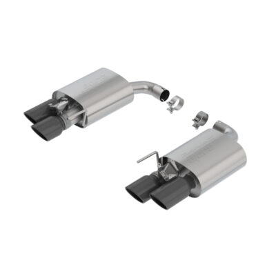 Borla 2018-2023 Ford Mustang GT S-Type Axle-Back Exhaust - Black Chrome Tips