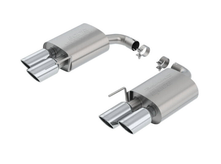 Borla 2018-2023 Ford Mustang GT S-Type Axle-Back Exhaust - Chrome Tips
