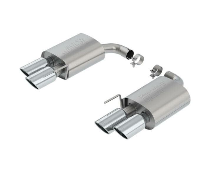 Borla 2018-2023 Ford Mustang GT S-Type Axle-Back Exhaust - Chrome Tips